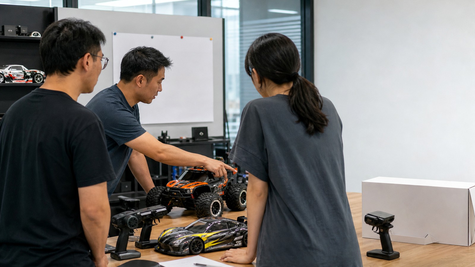 Control lab RC vehicle range