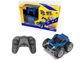 Remote Control Police&Ambulance Car 2 in 1 Double Sided RC Stunt Car with 360 Flip RC