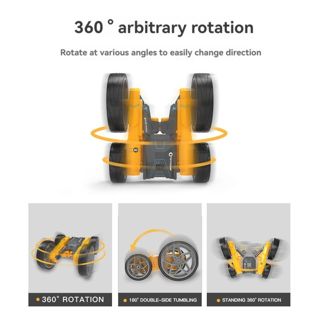 Double-Sided High Speed Electric RC Stunt Car 360 Rolling Drift 2.4GHz Drive Climbing