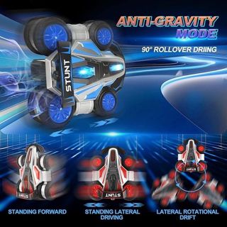 2.4G RC Stunt Car Truck Drift 360-Degree Rotating Transforming with Lighting Music