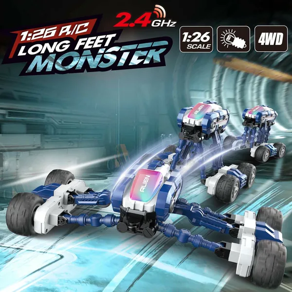2.4Ghz Remote Control Car 1/26 Stunt RC Car High Speed Double Sided 360 Flips Monster