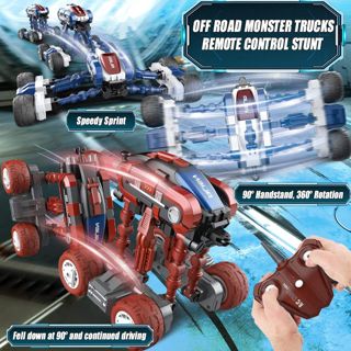 High Speed 1:26 Remote Control Car 2.4Ghz 4WD off Road Stunt RC Double Sided 360 Flips