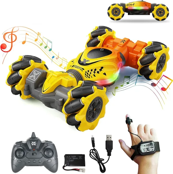 2.4G 4WD Stunt RC Car 360 Hand Controlled Gesture RC Cars Drift Stunt Remote Control