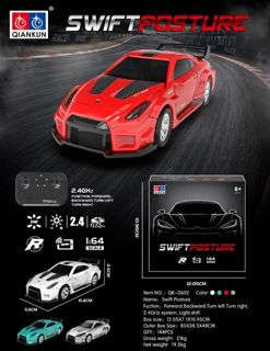 1/64 4WD Drift RC Sports Car with Lights (cts352405)