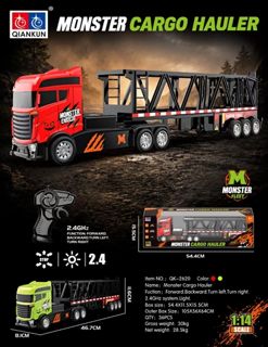 1/14 4-Channel RC Tractor-Trailer with Lights (cts352391)